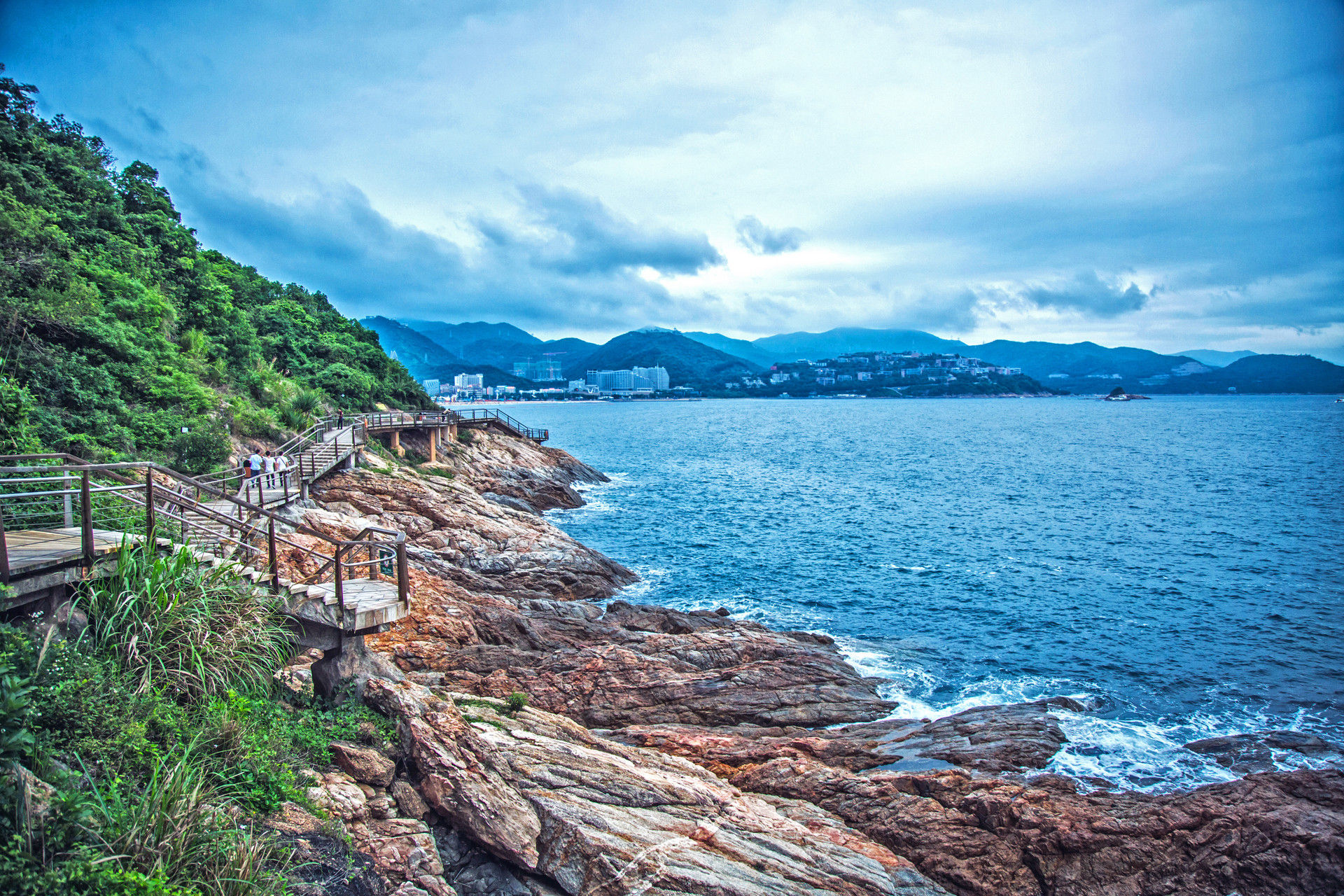 深圳盐田海滨栈道起点