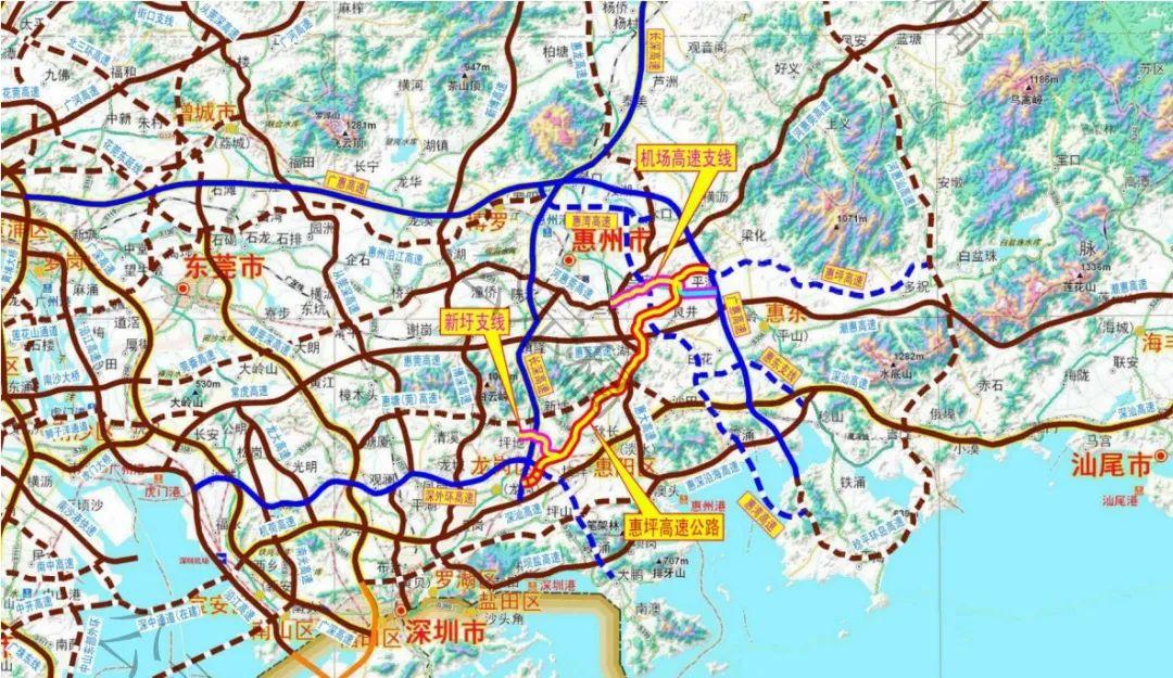 深惠再建新高速 惠坪高速公里规划方案征求意见